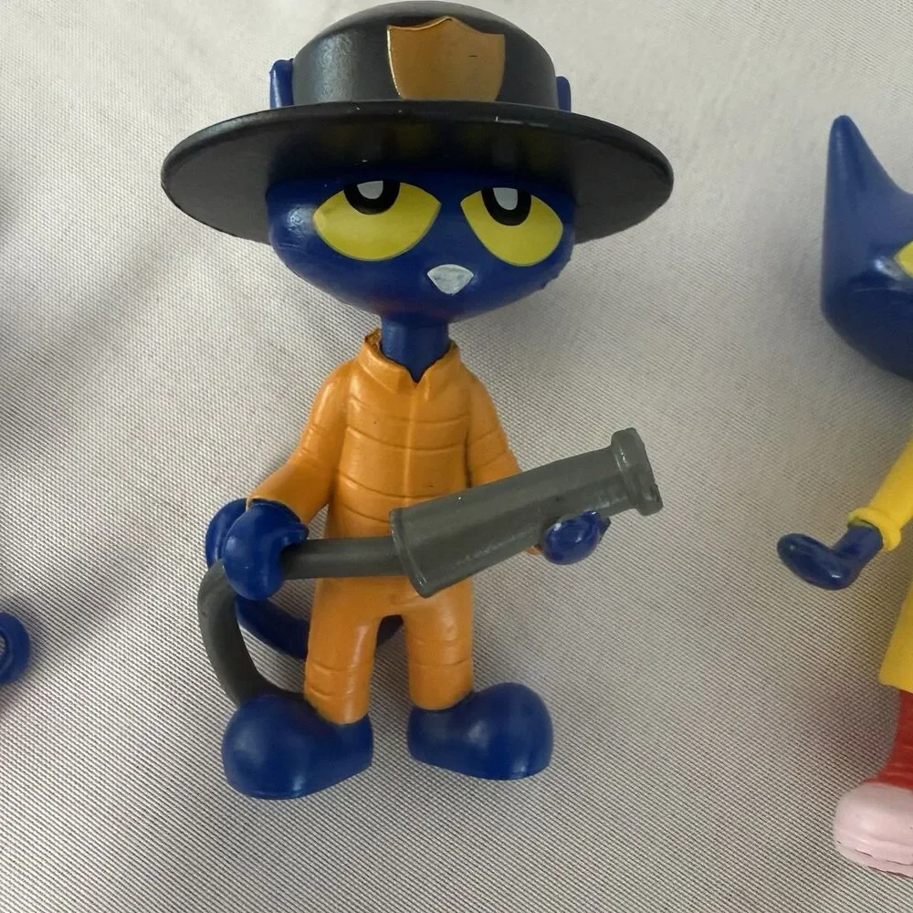 Pete The Cat Action Figures Toy Lot Of 5 Bundle